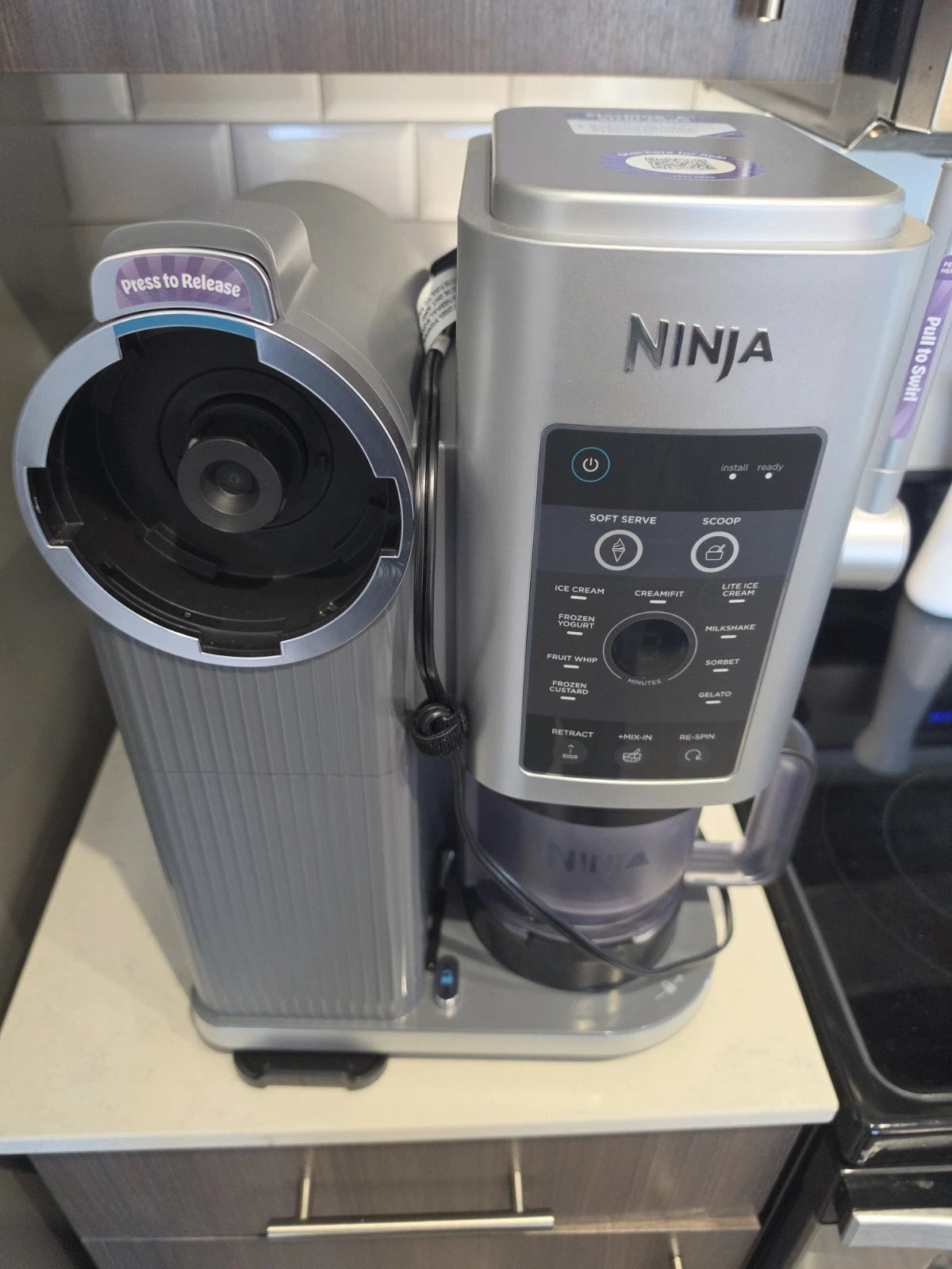 Ninja CREAMi Scoop and Swirl 13-in-1 Ice Cream and Soft Serve Maker