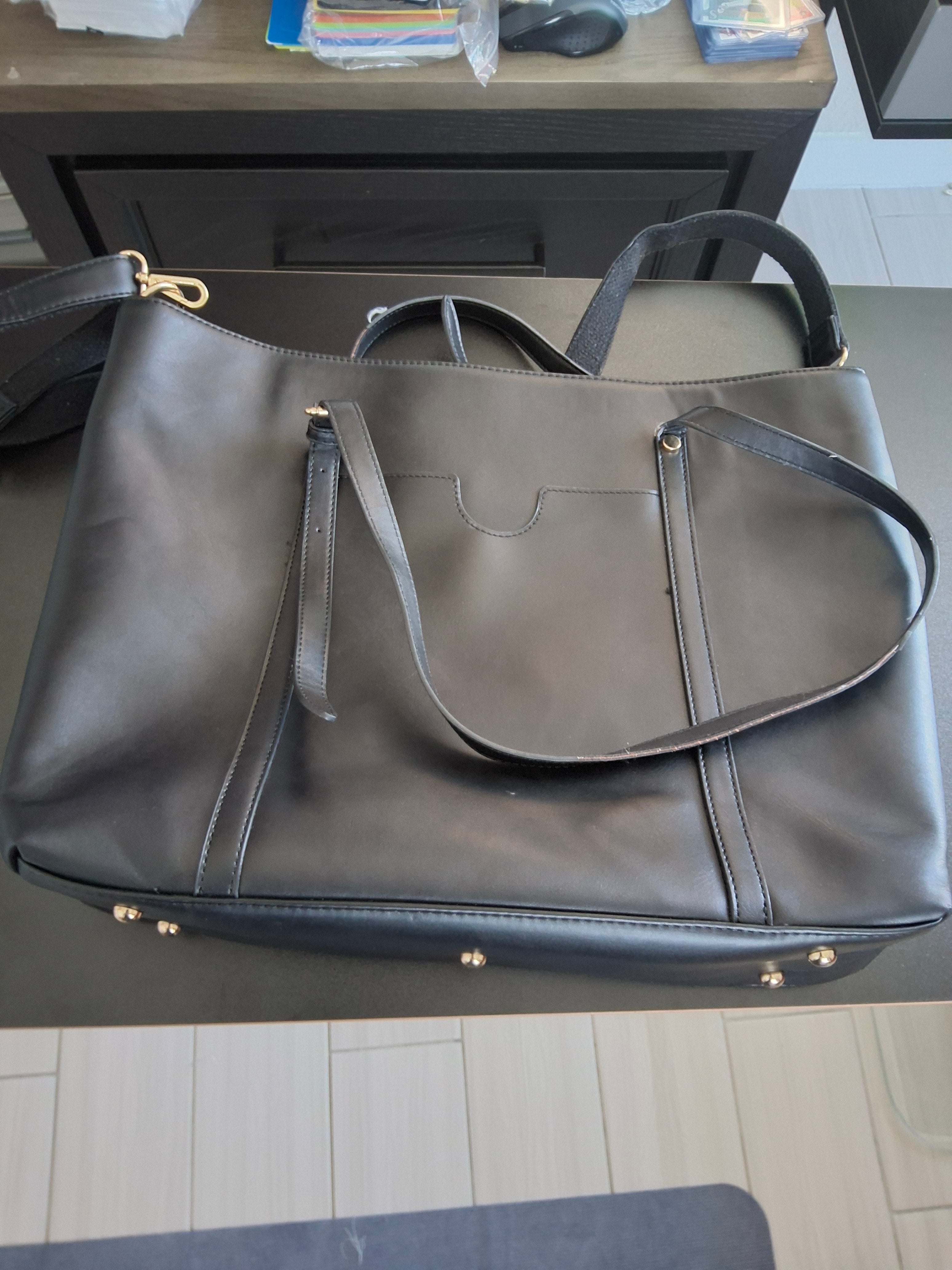 Black Tote Bag unbranded