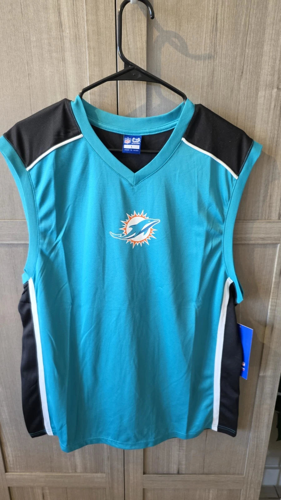Miami Dolphins Ultra Game Tank Top Size Large