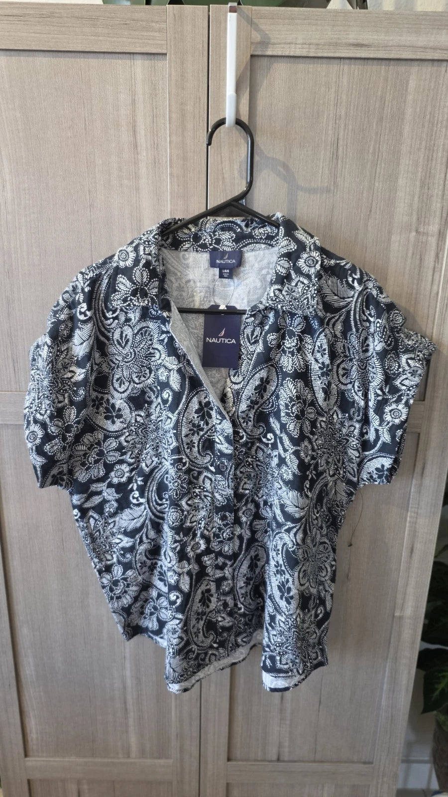 Nautica Mens Button Down Shirt Size Large
