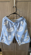 Riot Empire Sweat Shorts Blue Size Medium